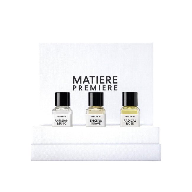 MATIERE PREMIERE – 3-TEILIGES EDP DISCOVERY REISESET 