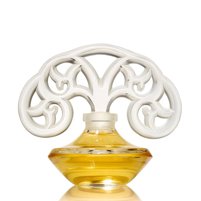 JARDIN NOCTURNE BY SHALINI PARFUM PRESENTED IN A LALIQUE CRYSTAL FLACON